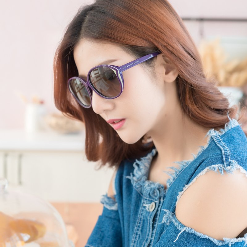 MARC BY MARC JACOBS太陽眼鏡（紫色）-5