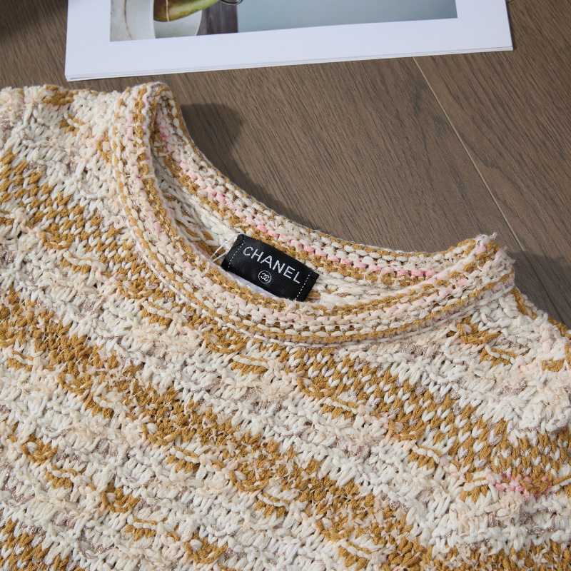 ❤️CHANEL Runway走秀款 編織連身裙-3