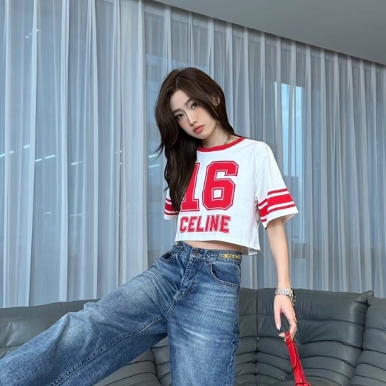 ❤️CELINE 時尚短款上衣-1