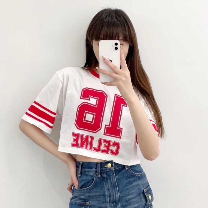 ❤️CELINE 時尚短款上衣-3