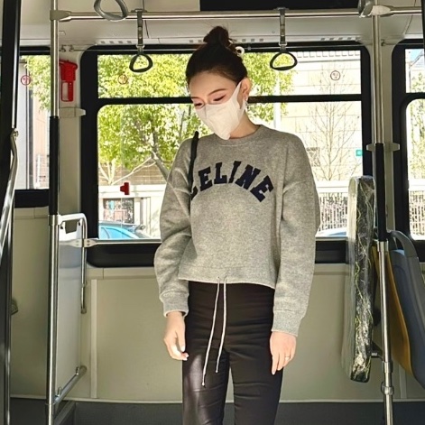 ❤️CELINE 短款毛衣 可調節收腰款-3