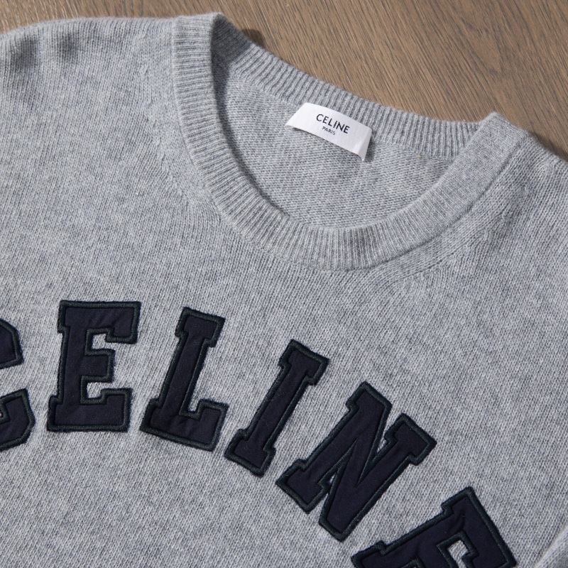 ❤️CELINE 短款毛衣 可調節收腰款-5