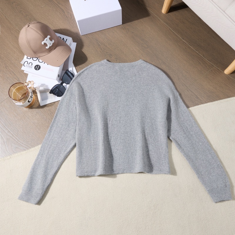 ❤️CELINE 短款毛衣 可調節收腰款-9