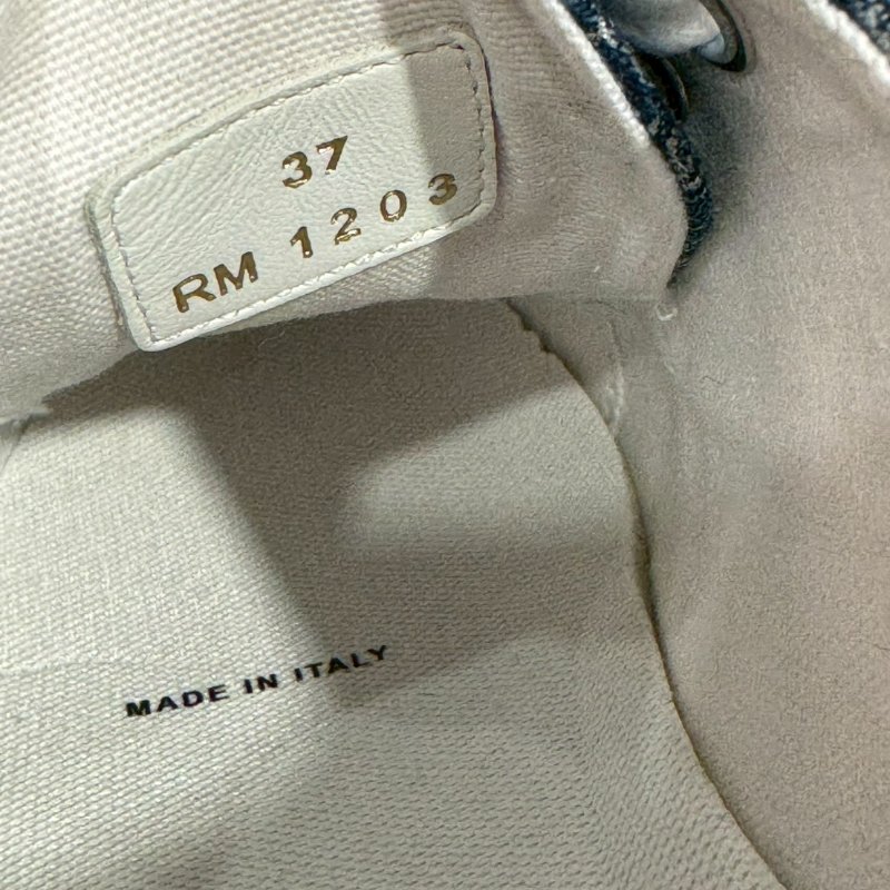 CELINE Triomphe 老花丹寧帆布 休閒鞋 9成新-9