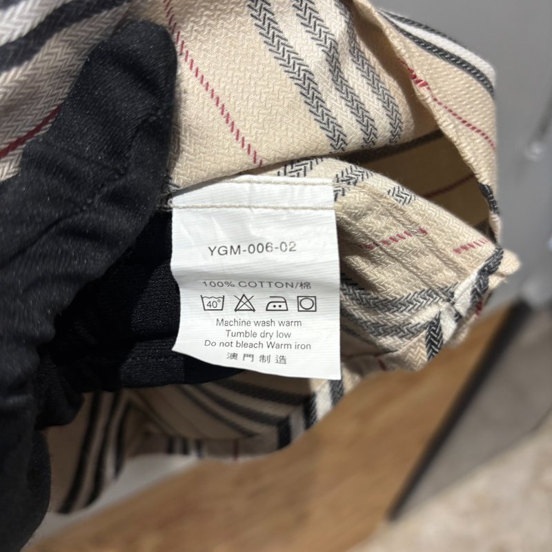 【美收精品】BURBERRY茶色格紋長袖襯衫 4-996-7