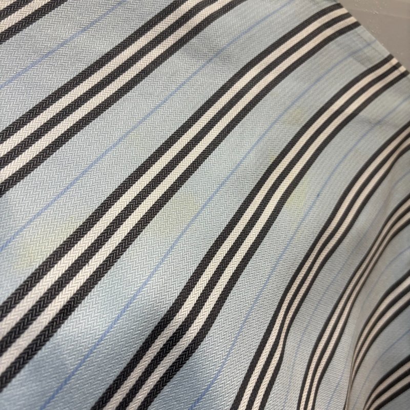 【美收精品】BURBERRY淺藍色格紋長袖襯衫 4-994-9