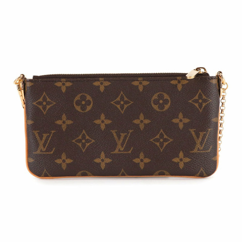 路易威登 Monogram Pochette Milla MM 手提包，棕色，M60094
