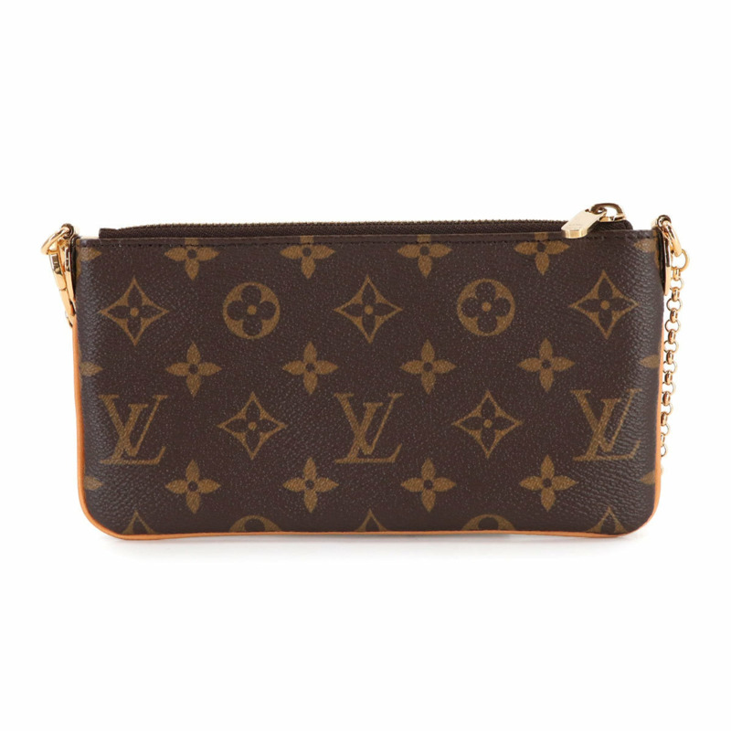 路易威登 Monogram Pochette Milla MM 手提包，棕色，M60094-0