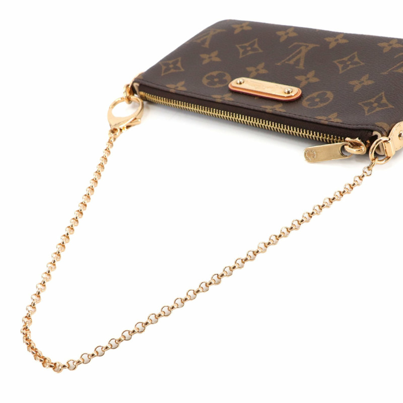 路易威登 Monogram Pochette Milla MM 手提包，棕色，M60094-3