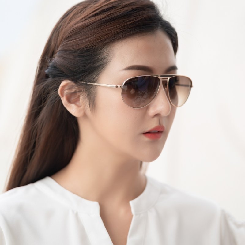 TOM FORD太陽眼鏡(金色)-4