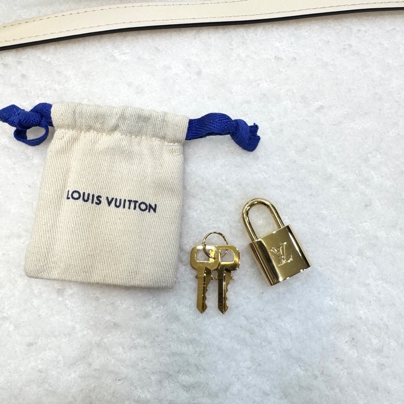 路易威登M58954波士頓包20公分LV奶油白牛皮SPEEDY20-25