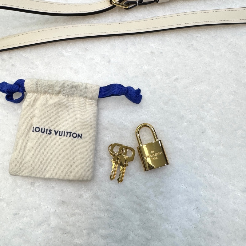 路易威登M58954波士頓包20公分LV奶油白牛皮SPEEDY20-26