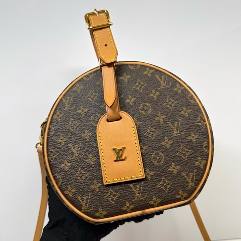 Louis Vuitton 老花圓餅包 M43514