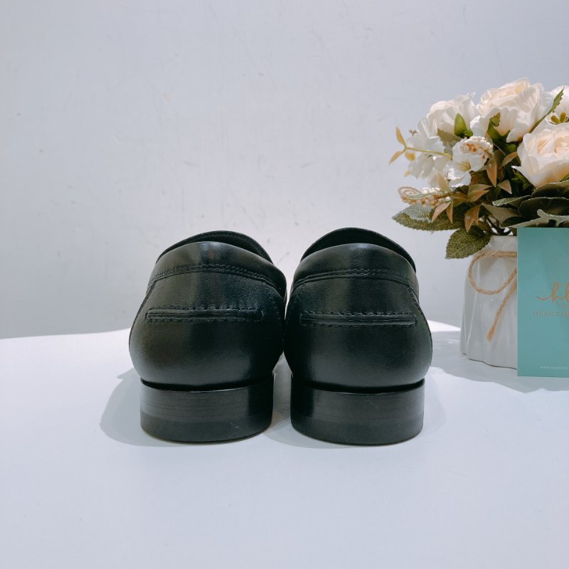 TW4737 Hermes 愛馬仕 凱莉扣 黑金 樂福鞋 小牛皮 Destin Loafer 37 Size Noir x GHW-2
