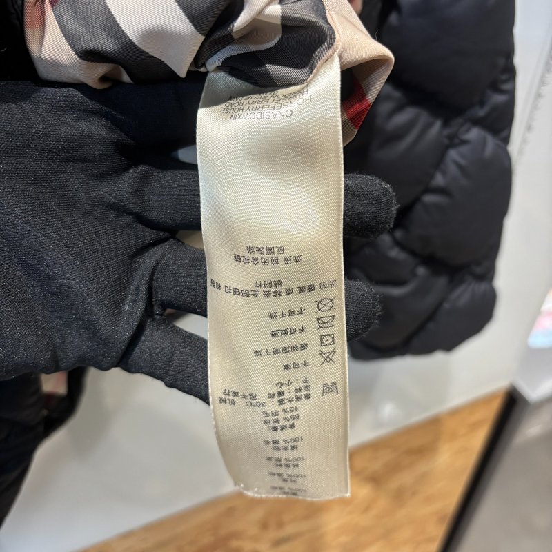 【美收精品】BURBERRY黑色羽絨外套 5-22-10