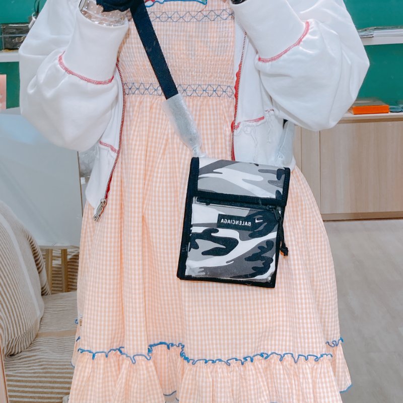 TW4676  Balenciaga 巴黎世家 尼龍 迷彩 斜背小包 Explorer Camo-Print Crossbody Bag Nylon-18
