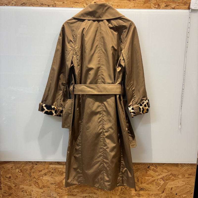 【美收精品】YSL	茶色風衣外套 5-23-1