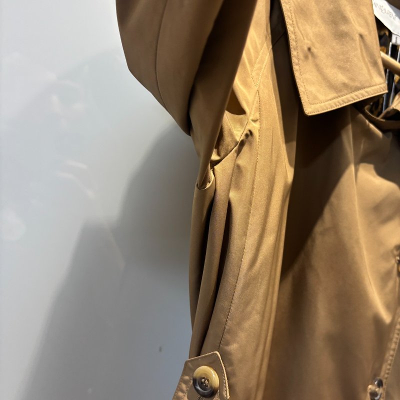 【美收精品】YSL	茶色風衣外套 5-23-2