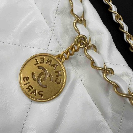 Chanel 近乎全新的白色小款22 Bag-3