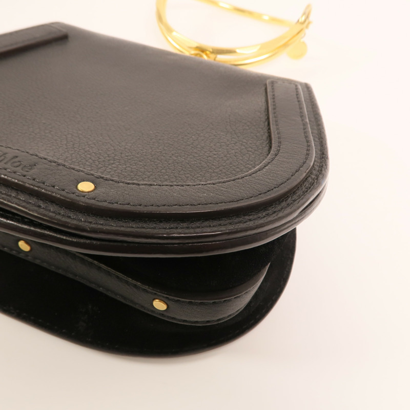 Chloe 牛皮皮革Nile金扣手挽肩背兩用袋-8