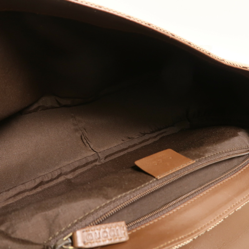 GUCCI 帆布Vintage Bag金扣肩背袋-4