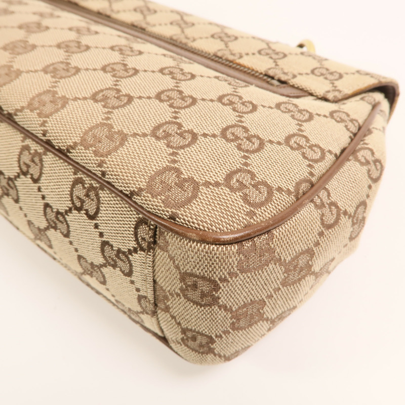 GUCCI 帆布Vintage Bag金扣肩背袋-12