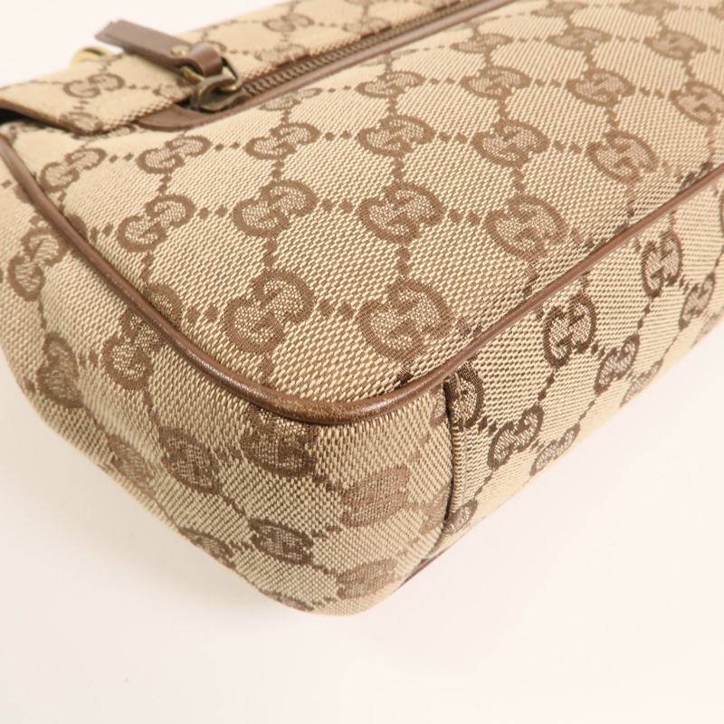 GUCCI 帆布Vintage Bag金扣肩背袋-13