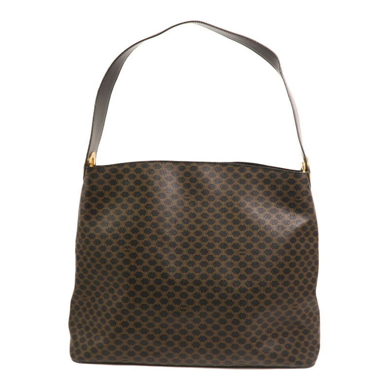 CELINE 塗層帆布Vintage Macadam Hobo金扣手挽袋-1