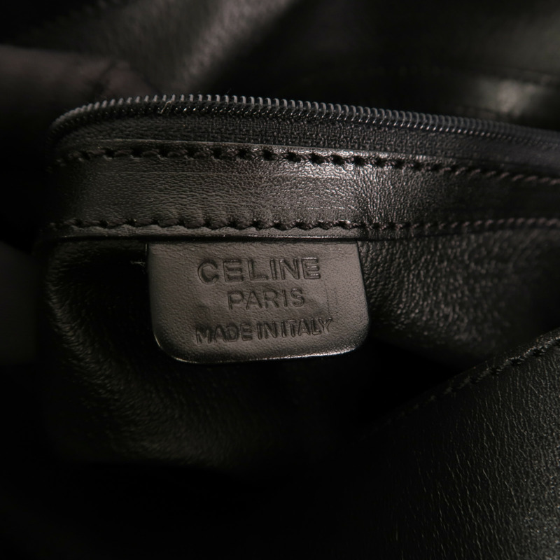 CELINE 塗層帆布Vintage Macadam Hobo金扣手挽袋-5