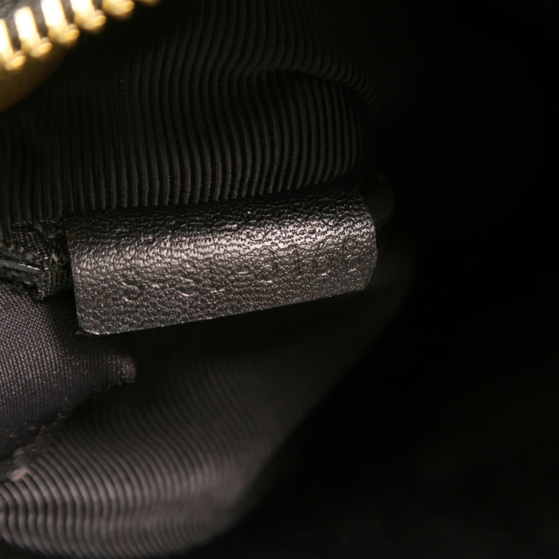 CELINE 牛皮皮革Trio金扣肩背袋-6