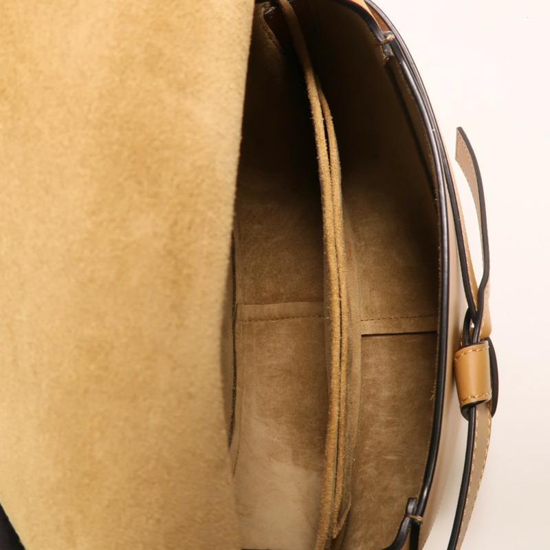 LOEWE 牛皮皮革Gate Small金扣肩背袋-4