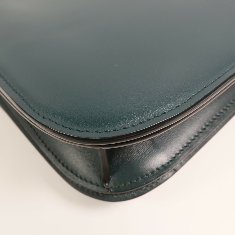 CELINE 牛皮皮革Classic Box金扣肩背袋-11