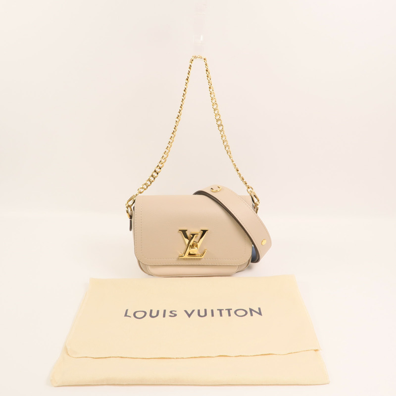 LOUIS VUITTON 牛皮皮革Lockme Tender金扣手挽肩背兩用袋-7