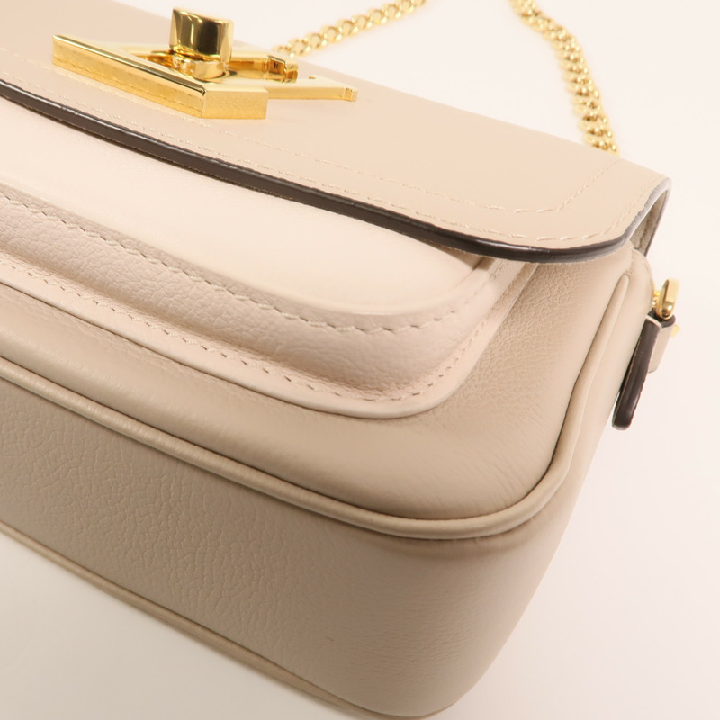 LOUIS VUITTON 牛皮皮革Lockme Tender金扣手挽肩背兩用袋-8