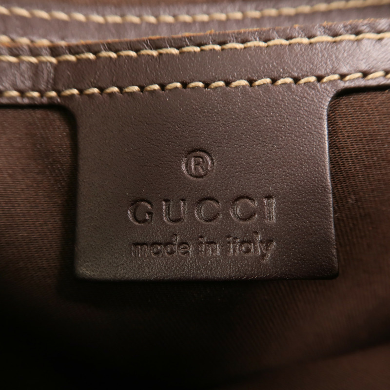 GUCCI GG帆布Shoulder Bag金扣肩背袋-5