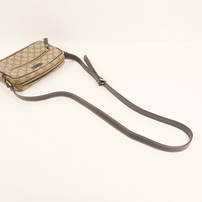 GUCCI GG帆布Shoulder Bag金扣肩背袋-7