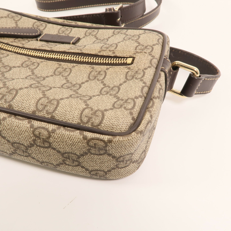 GUCCI GG帆布Shoulder Bag金扣肩背袋-9