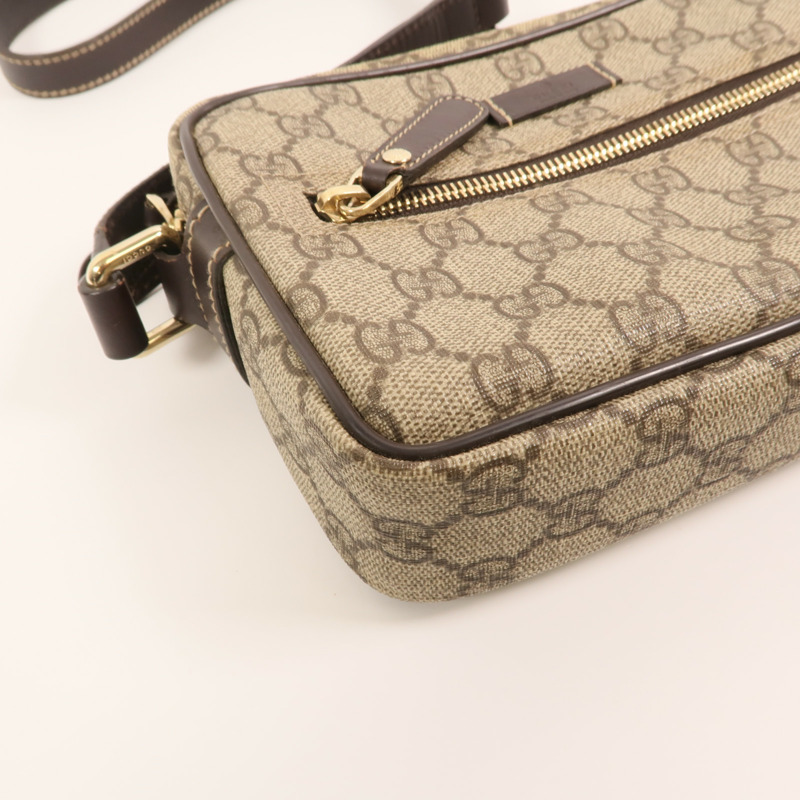 GUCCI GG帆布Shoulder Bag金扣肩背袋-10