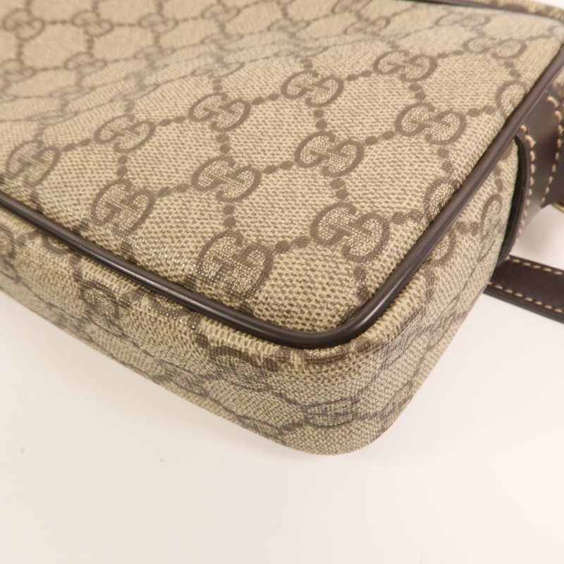 GUCCI GG帆布Shoulder Bag金扣肩背袋-11
