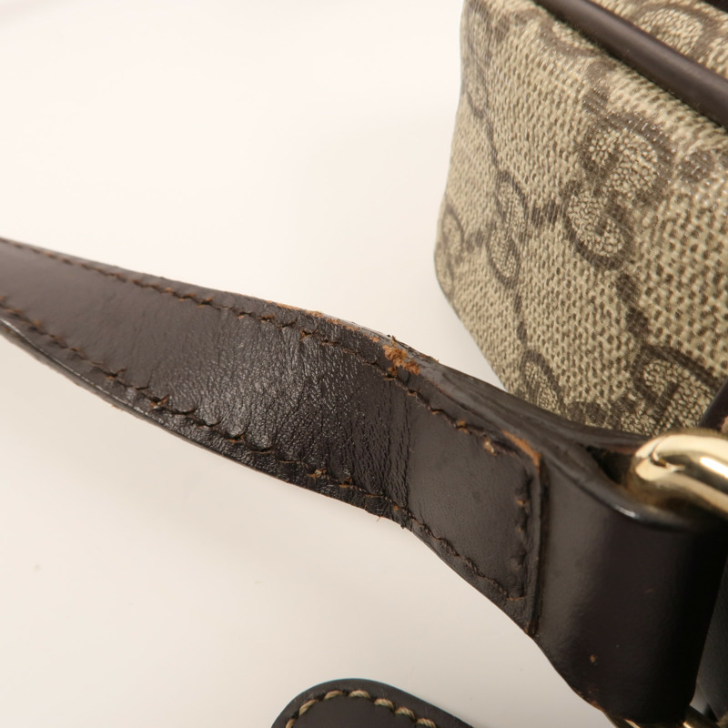 GUCCI GG帆布Shoulder Bag金扣肩背袋-15