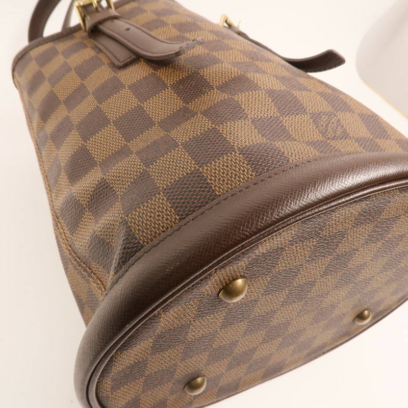 LOUIS VUITTON Damier Marais金扣肩背袋-12