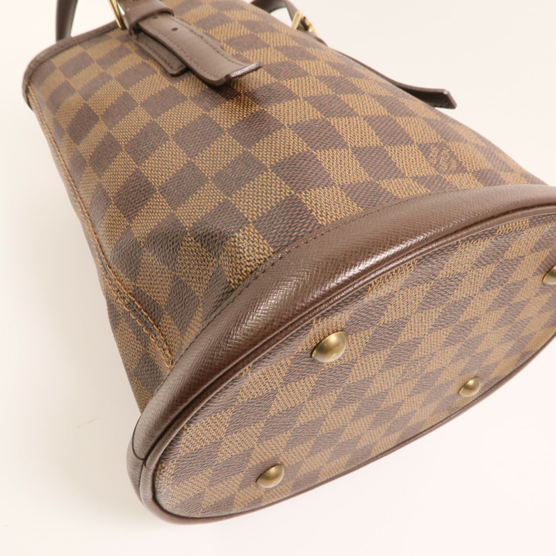 LOUIS VUITTON Damier Marais金扣肩背袋-14