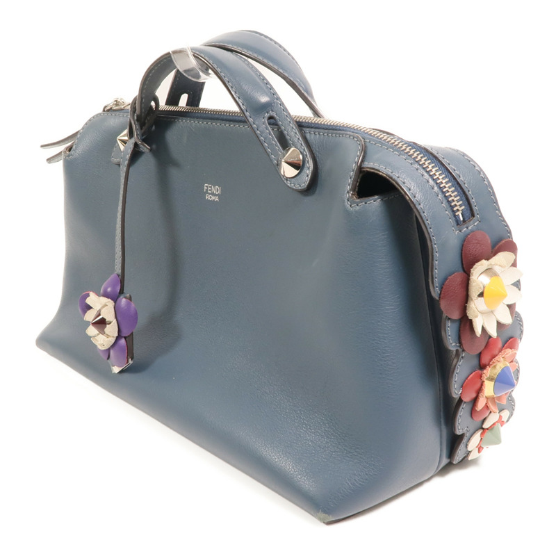 FENDI 牛皮皮革By The Way銀扣手挽肩背兩用袋-2