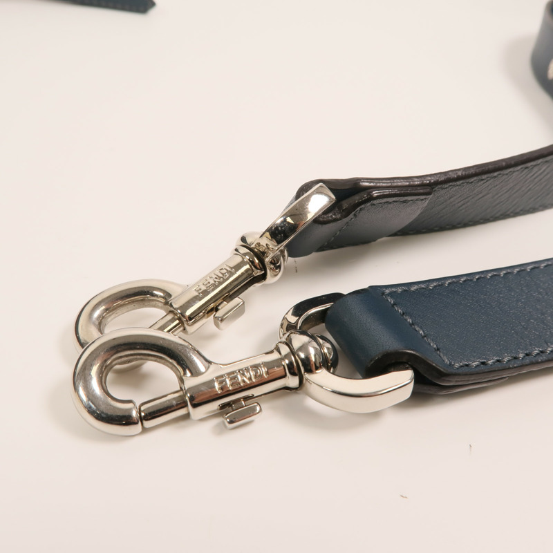 FENDI 牛皮皮革By The Way銀扣手挽肩背兩用袋-8