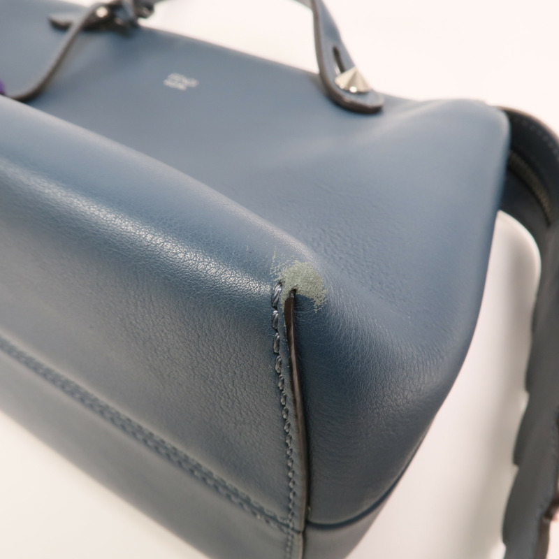 FENDI 牛皮皮革By The Way銀扣手挽肩背兩用袋-10