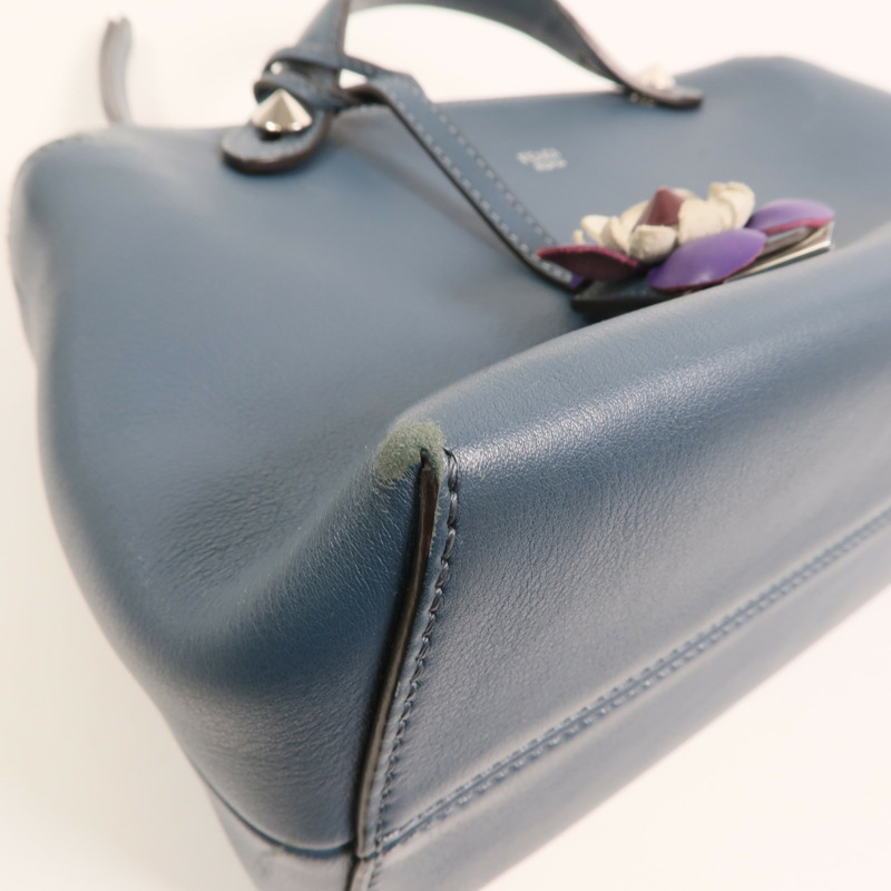 FENDI 牛皮皮革By The Way銀扣手挽肩背兩用袋-11