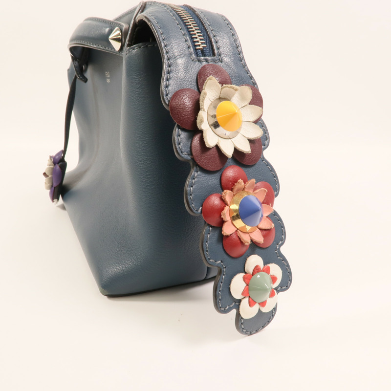 FENDI 牛皮皮革By The Way銀扣手挽肩背兩用袋-14