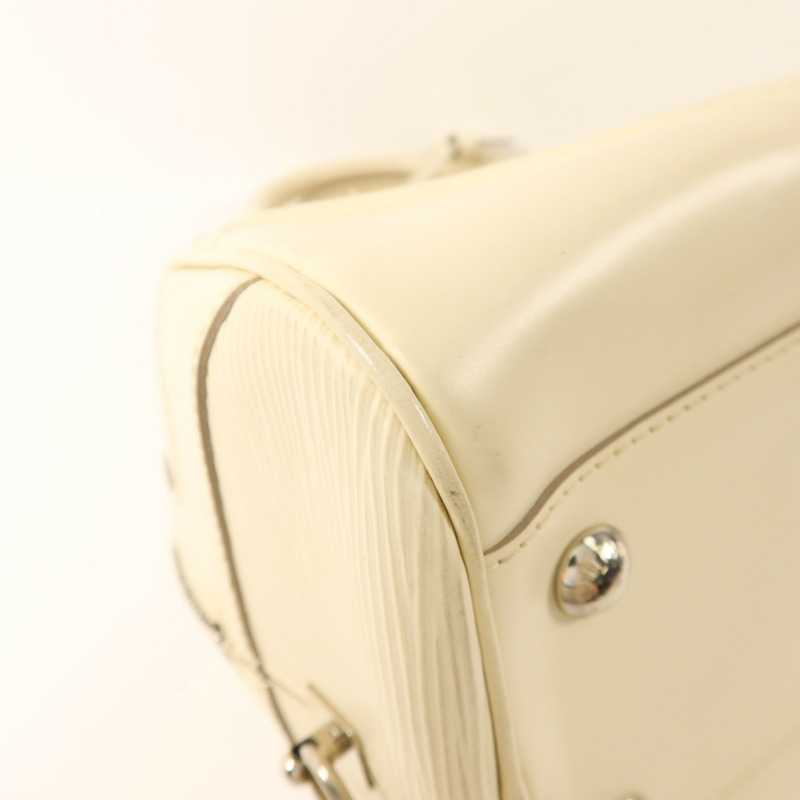 LOUIS VUITTON Epi Bowling Montaigne PM銀扣手挽袋-12