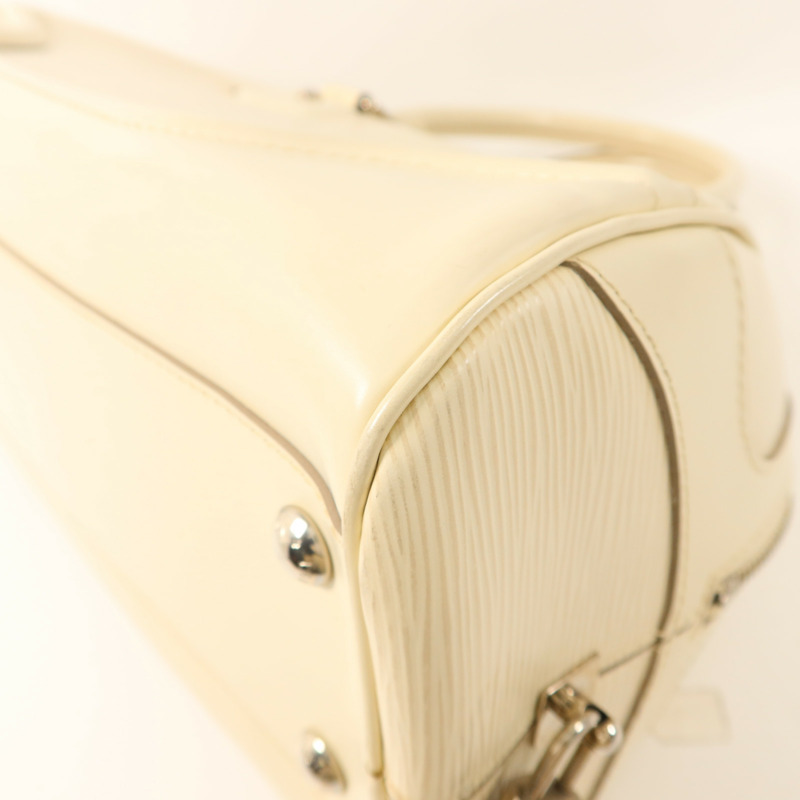 LOUIS VUITTON Epi Bowling Montaigne PM銀扣手挽袋-13