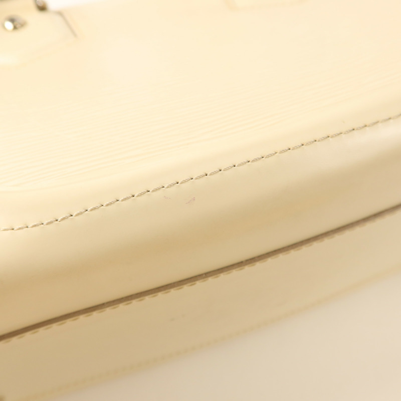 LOUIS VUITTON Epi Bowling Montaigne PM銀扣手挽袋-16